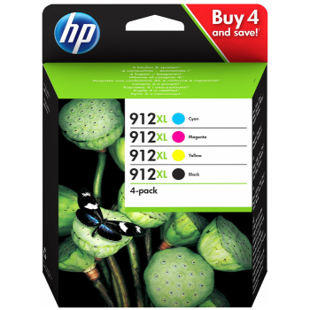 HP 912XL - 4er-Pack original Tintenpatrone